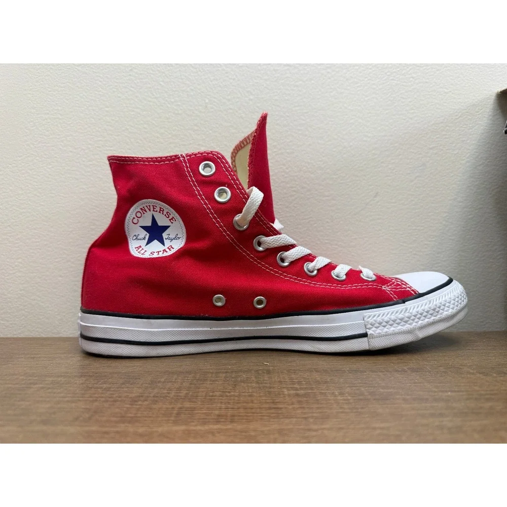 Converse Unisex Adult Chuck Taylor All Star High Top, Red, 11 Womens/9 Mens